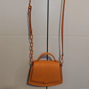 ZARA Mini Crossbody Bag - Faux Croc